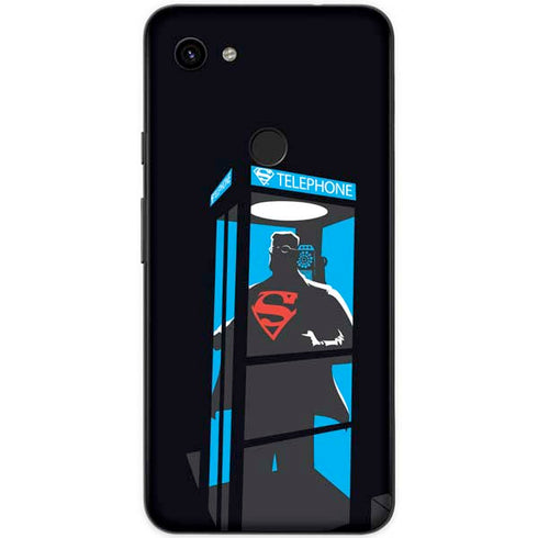 DC Comics Superman Phone booth Google Pixel 3a XL Skin